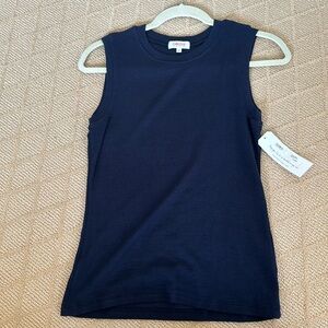 Goldie Ribbed Sleeveless Tee